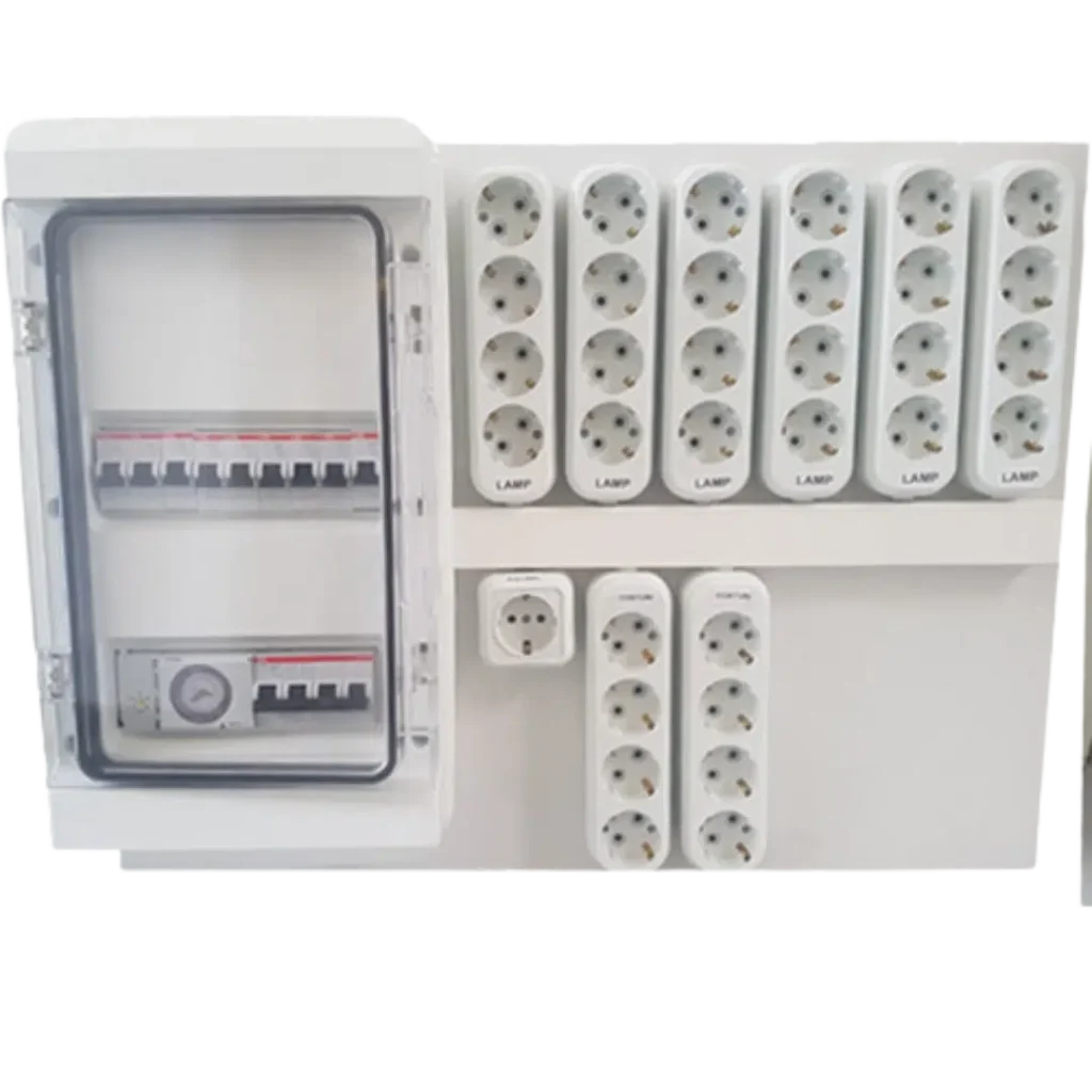 Timerskåp - Komplett med ventilation och värmeuttag