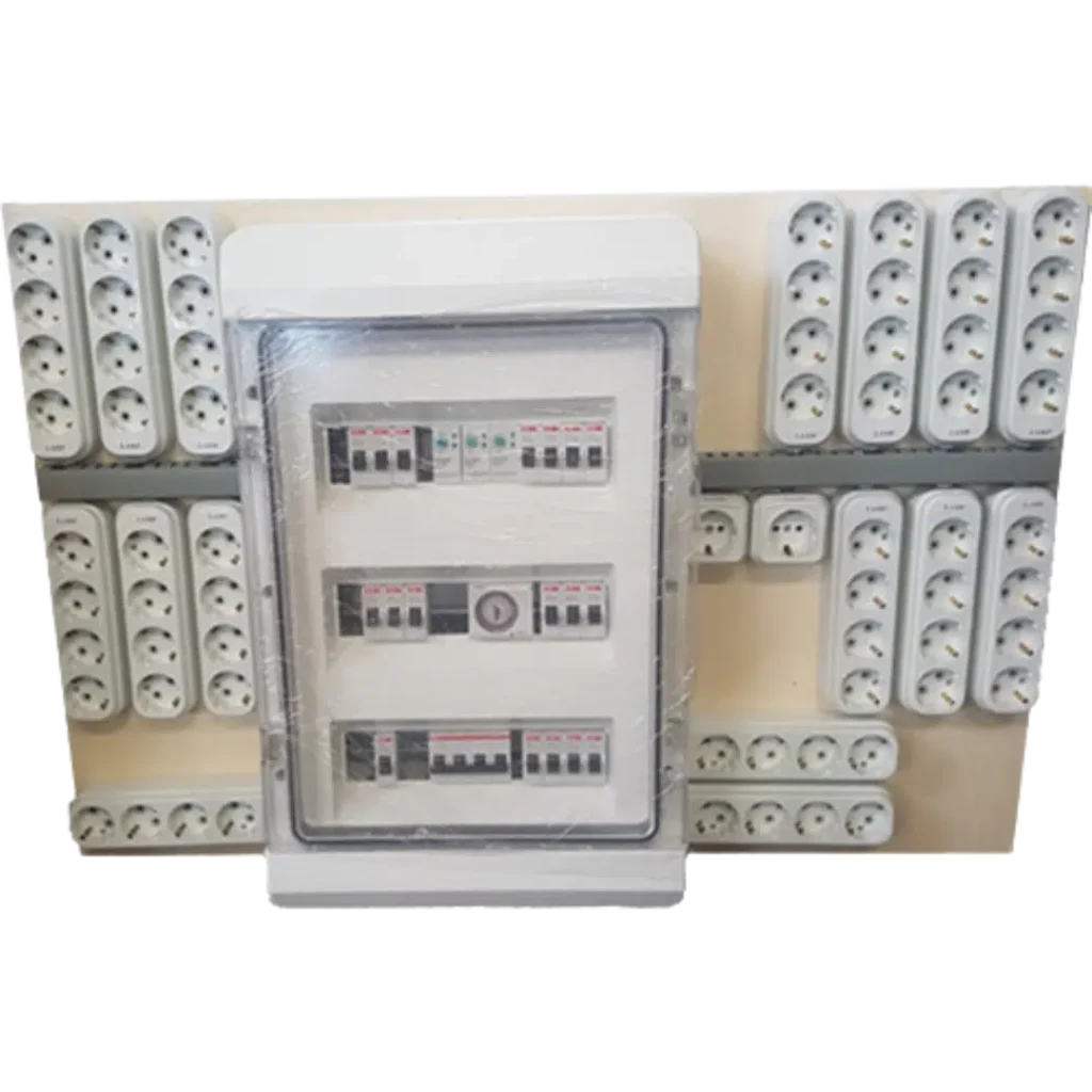 TimerSkåp – Komplett med ventilation och värmeuttag (dubbla ljusuttag)