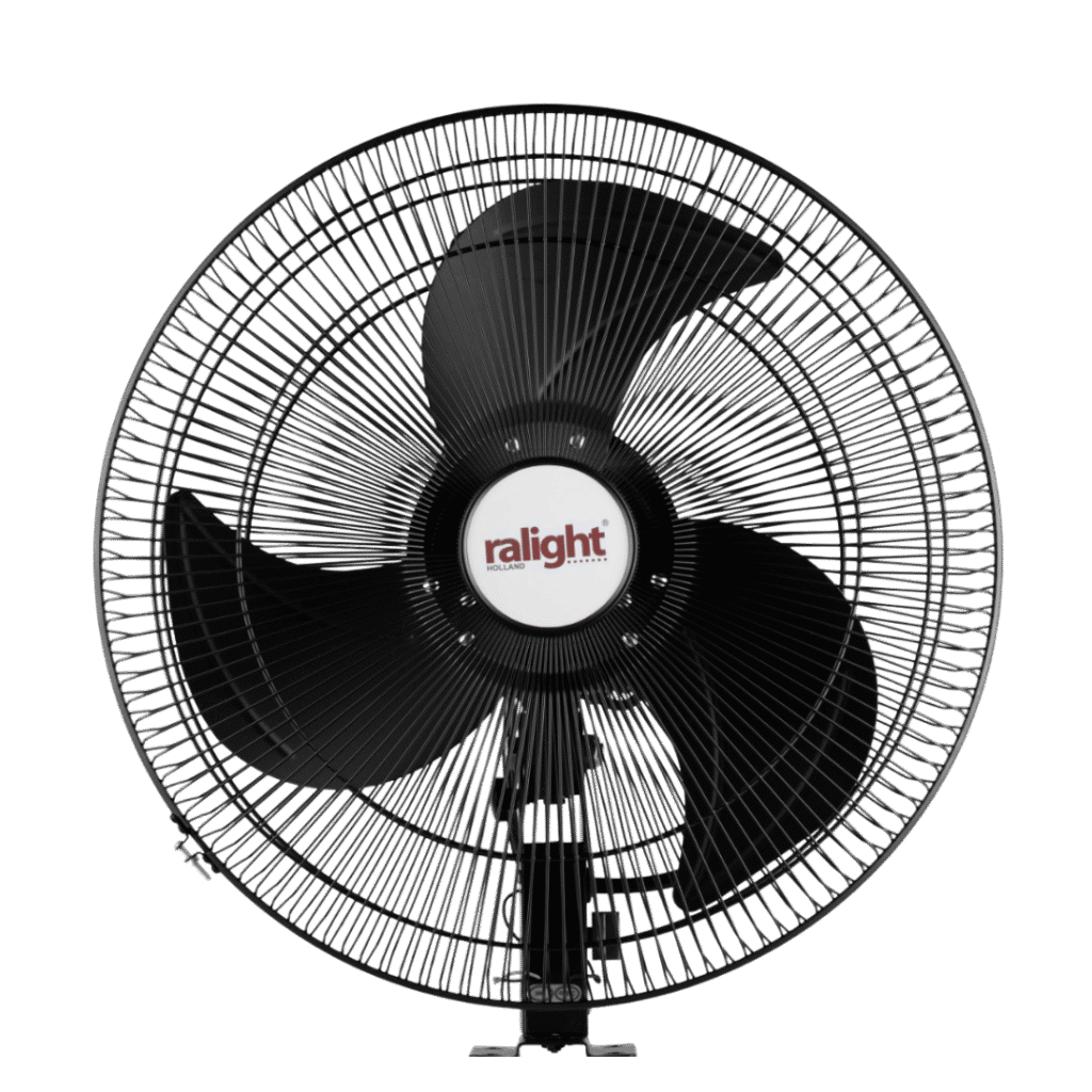 Ralight väggfläkt 45 cm - 75W, svart