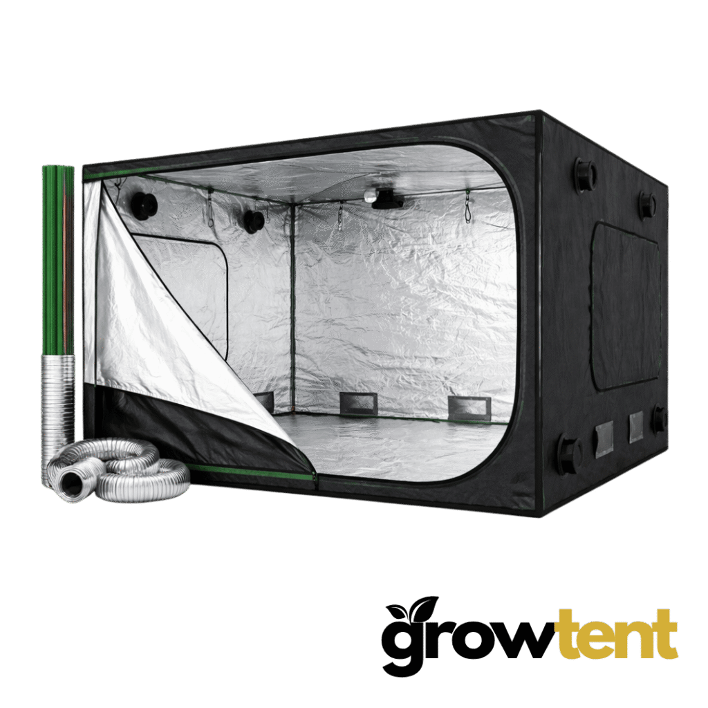 Odlings­tält 300x300x200 cm, 600D Mylar, 19 mm stänger