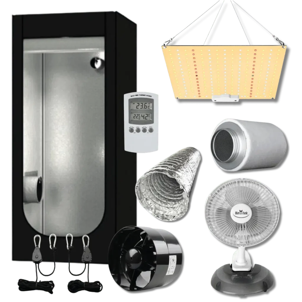 Komplett odlingskit – 100 W LED-lampa